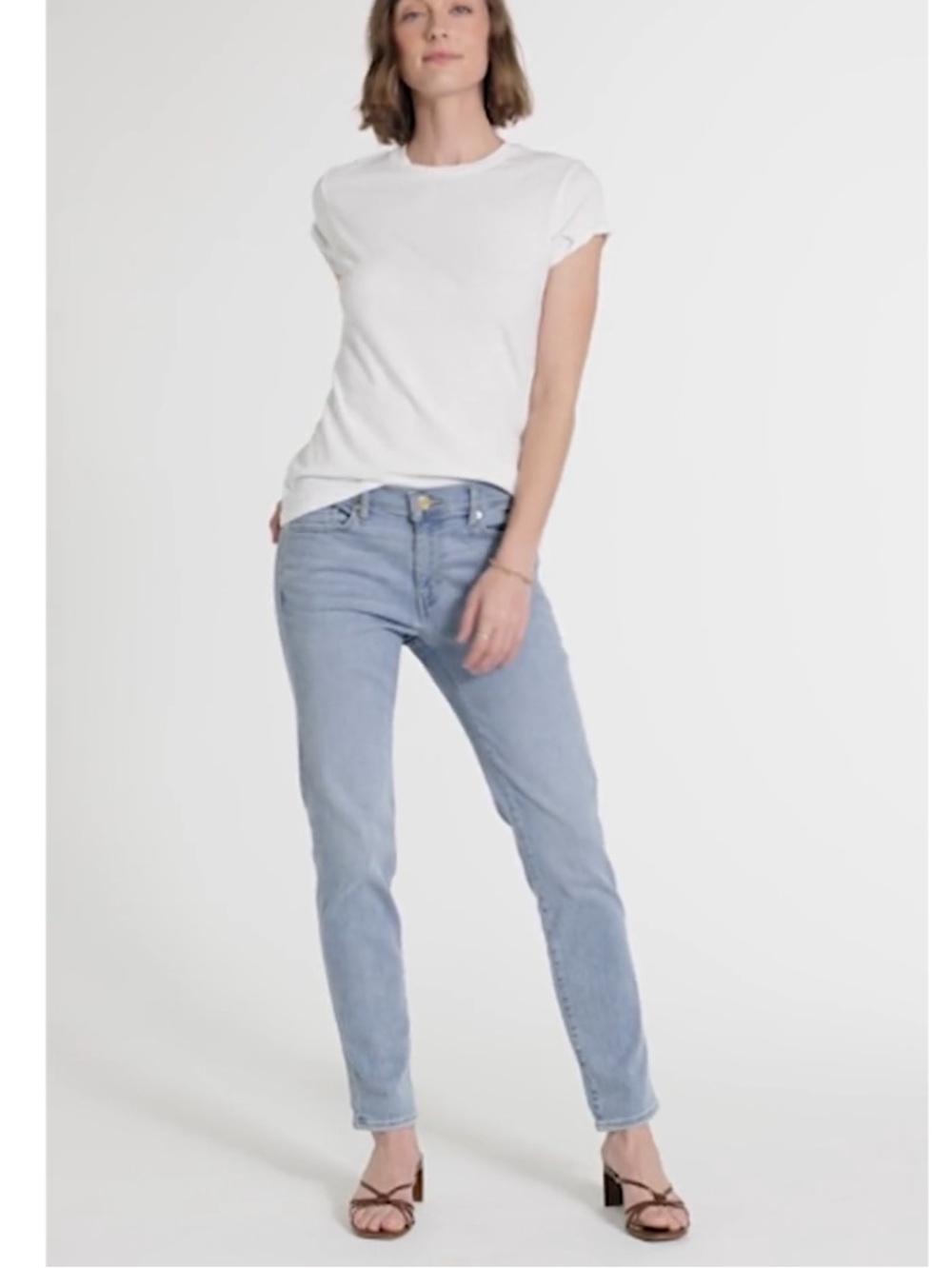 FRAME DENIM Light Blue Le Garçon Jeans Size 31